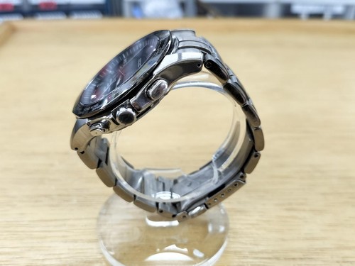 Seiko Brightz 7B25-0AA0 Temps Du Monde Date Radio Vague Contrôle Solaire Montre - Photo 4 sur 6