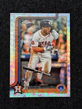 2025 Topps Chrome Logofractor Edition #97 Pedro León Rookie Houston Astros