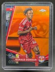 2024 Topps Chrome MLS Ronald Donkor RC Orange Refractor Rookie #18/25 Red Bulls