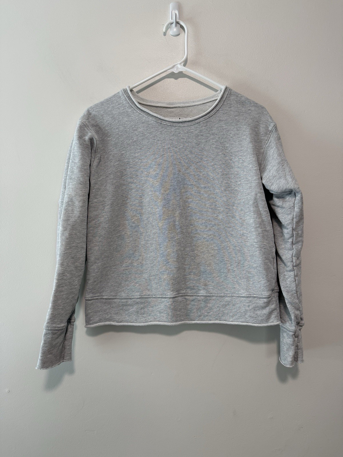 Frank & Eileen Gray Boyfriend Crew Neck Sweatshirt Size Small