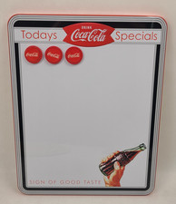 Coca Cola Magnetic Dry Erase Board Diner Kitchen Wall Retro Soda Decor 11" x 14"