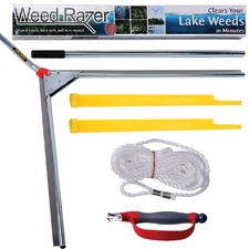Jenlis The Original , Lake Weed Cutter, Large Pond Aquatic Plant Cutting Tool...