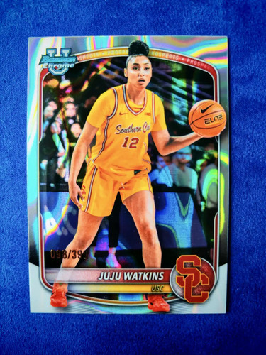 2026 Topps Bowman Chrome 1st JUJU WATKINS Lava Refractor #/399 FX31