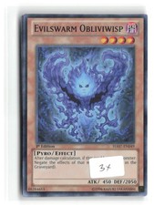 3x Evilswarm Obliviwisp HA07-EN049 Super Rare 1st Edition Yu-Gi-Oh!