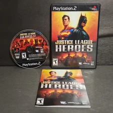 Justice League Heroes PlayStation 2 PS2 Complete Video Game