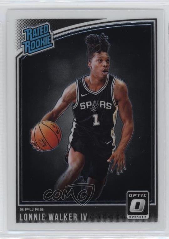 2018-19 Panini Donruss Optic Rated Rookie Lonnie Walker IV #174 Rookie RC 0s5s