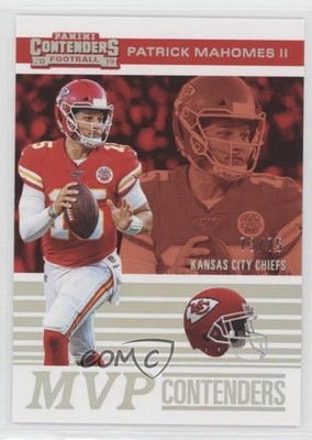 2019 Panini Contenders MVP Silver 73/75 Patrick Mahomes II #MVP-PM uk2