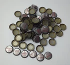 Vintage 100 Silver Coke Coca Cola Bottle Caps -see photos -possibly unused LOT11