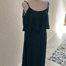 Show Me Your Mumu Womens XS Caitlin Maxi Dress Ruffle Bridesmaid Teal NWT