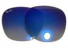 Ray Ban RB3016 Clubmaster RB3507 Brown Blue Mirror Replacement Lenses 49 mm
