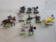 Vtg Britains Ltd 1971 Deetail Medieval Knights Horses Lot Of 10