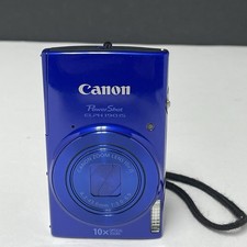 Canon PowerShot ELPH 190 IS Blue Digital Camera 20MP 10X Optical Zoom Wi-Fi