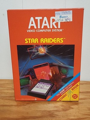 Star Raiders Atari Video Computer System 1982 Video Game Comic Edition