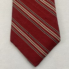 Corbata de Colección Años 60 70 Shantung Seda Bullums Corbata Texturizada MCM Repp Corbata 3.3x57"