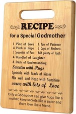 Gifts for Godmother from Goddaughter, 11.3"L x 7.5"W, Yellow godmother gift