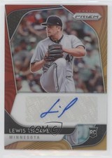 2020 Panini Prizm Rookie Hot Box Red Orange 13/25 Lewis Thorpe #RA-LT Auto 2jq