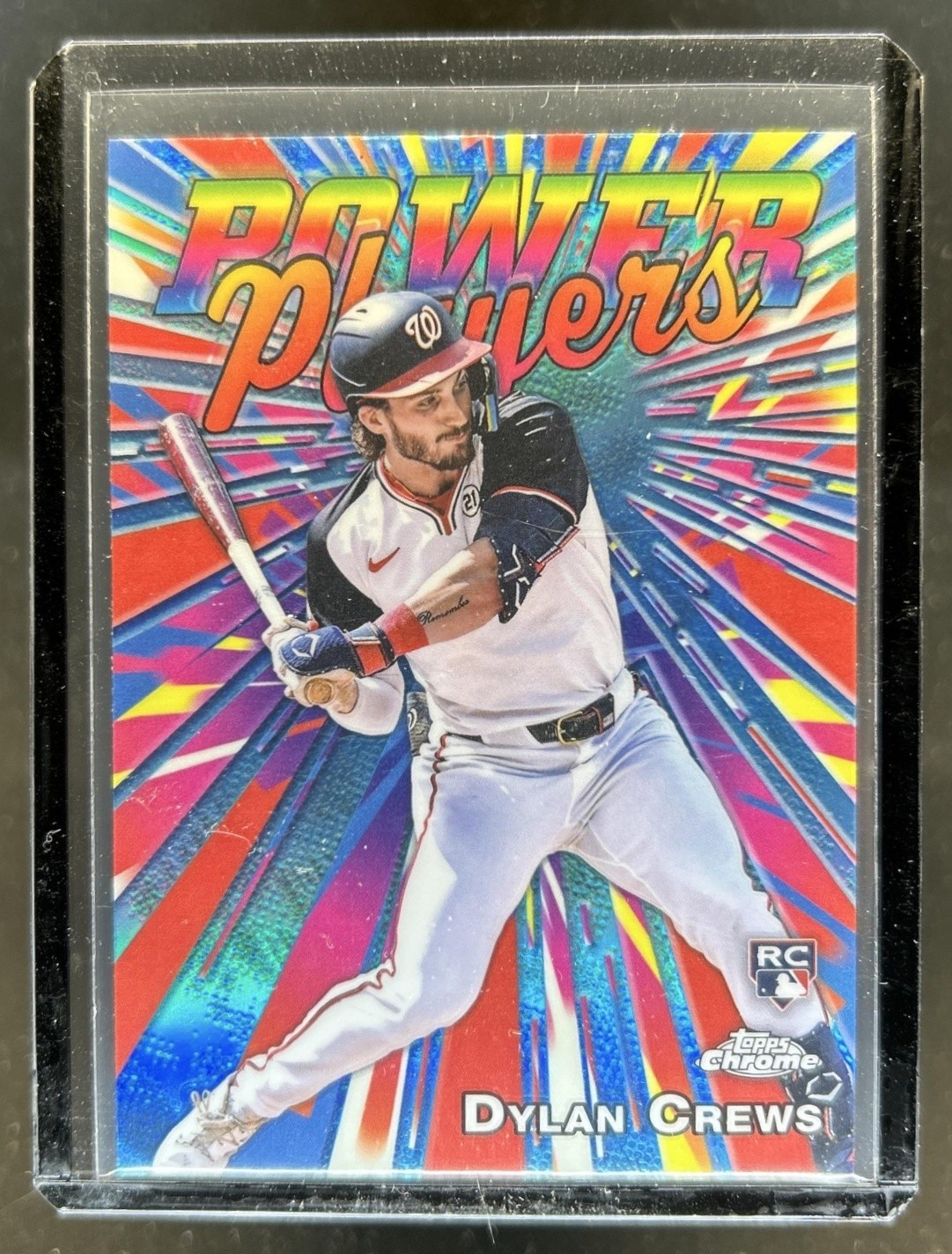 2025 Topps Chrome Dylan Crews Power Players RC Rookie #PP-20 Nationals