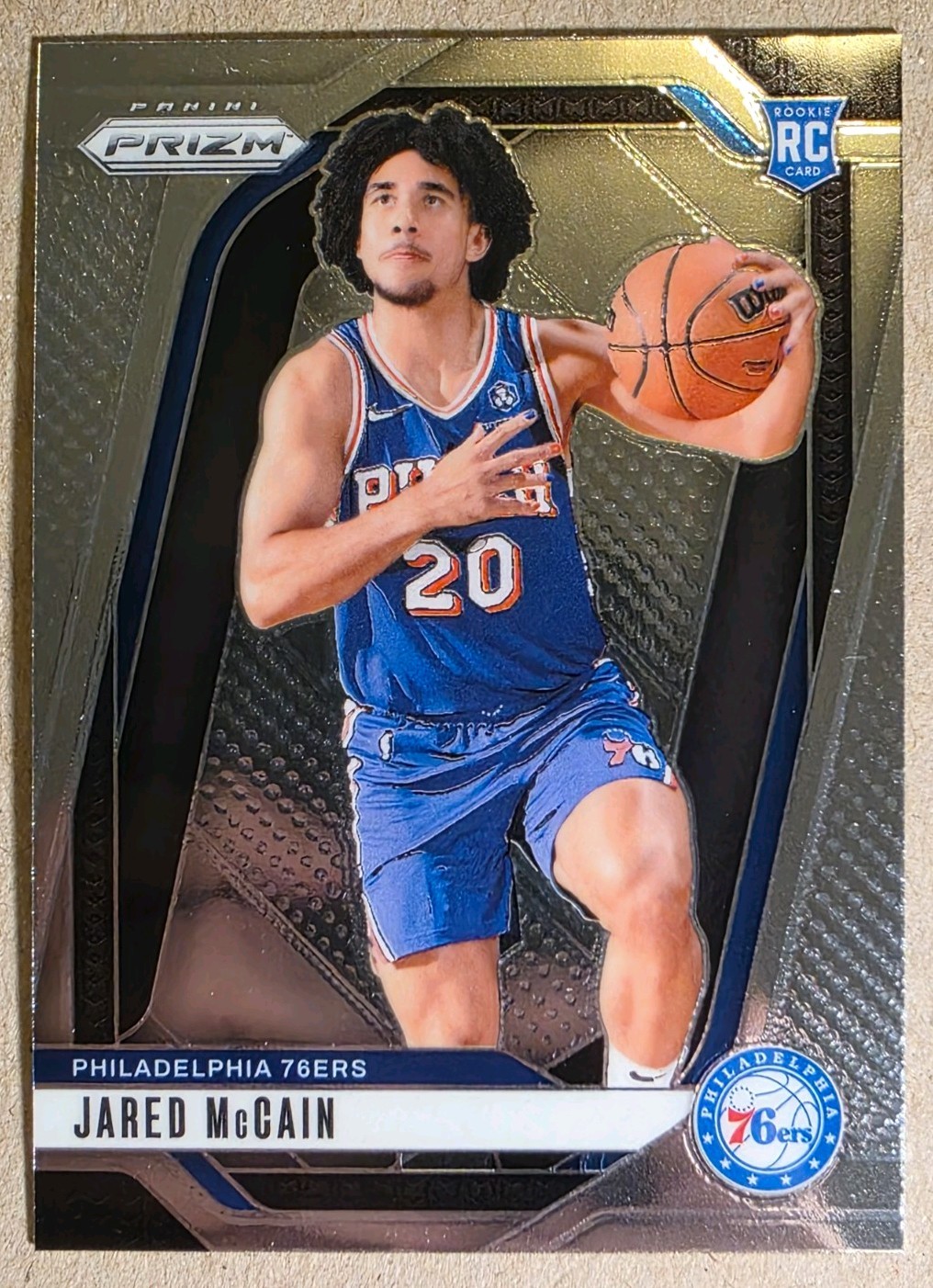 2024-25 Panini Prizm - Jared McCain # 222 - Rookie / RC - Philadelphia 76ers 