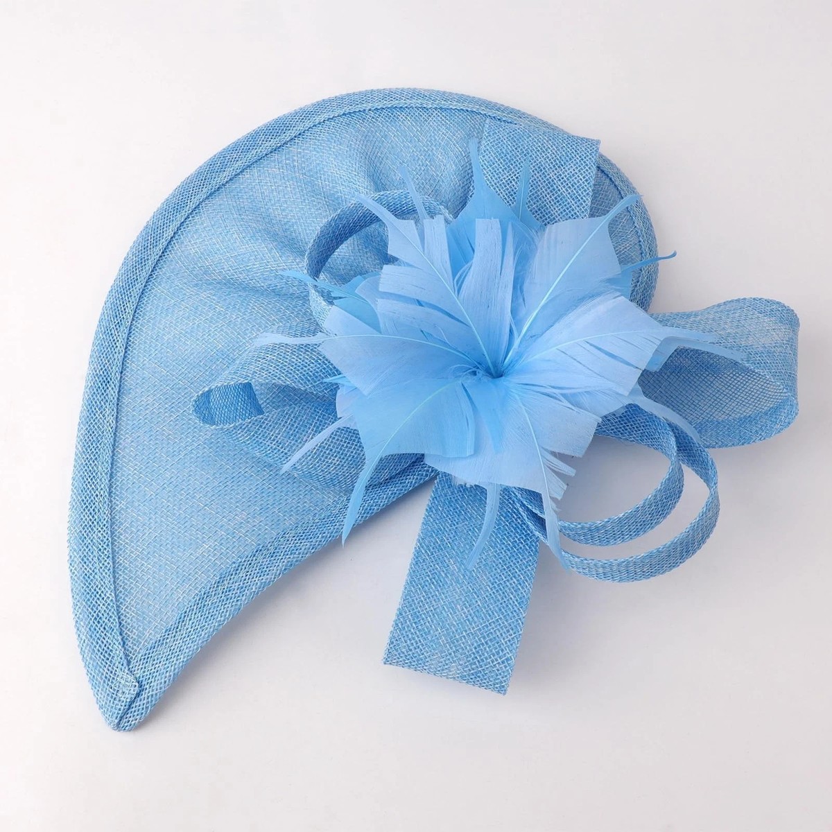 8364 Women Fascinator Hats Tea Party Hat Vintage Pillbox Headband Tea Party Fascinator Pillbox Hat Feather Headband for  main image 3