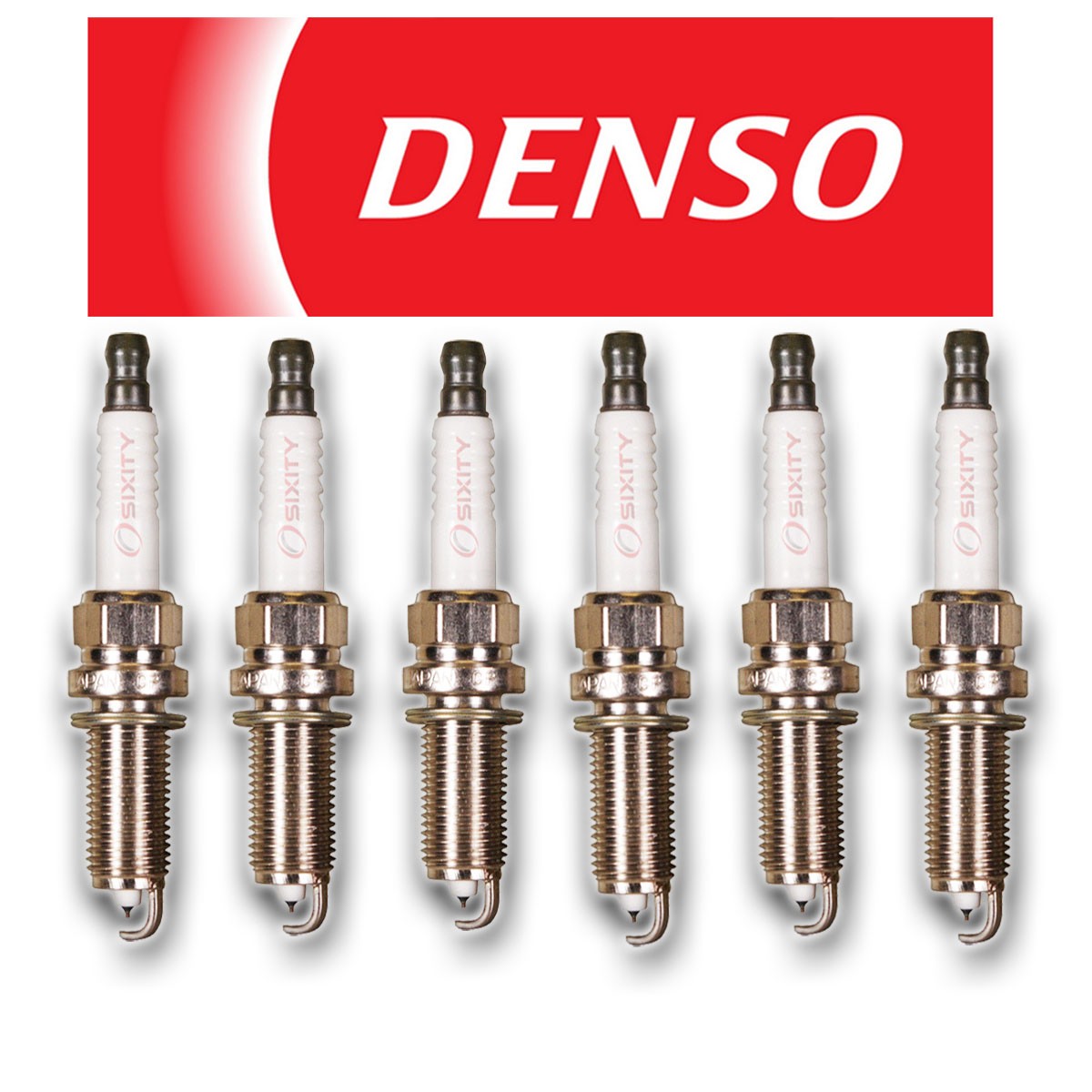 Set of 6 DENSO Iridium-Long-Life Spark Plugs FXE22HR11 Stk# 3442
