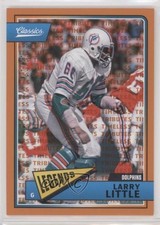 2018 Panini Classics Legends Timeless Tributes Orange 22/25 Larry Little HOF b9e