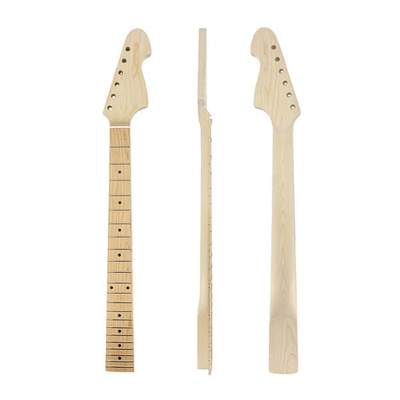 #ad Electric Guitar Neck 22 Fret 25.5 Inch Dot Inlay Maple Fretboard Build Guitars $40.00