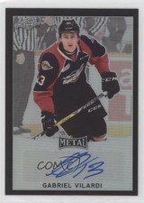 2015-16 Leaf Metal Black Prismatic /7 Gabe Vilardi Gabriel #BA-GV1 Auto 06xl