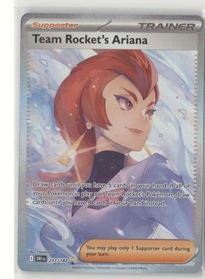 Team Rocket's Ariana Special Illustration Rare SV10: Destined Rivals 237/182 NM