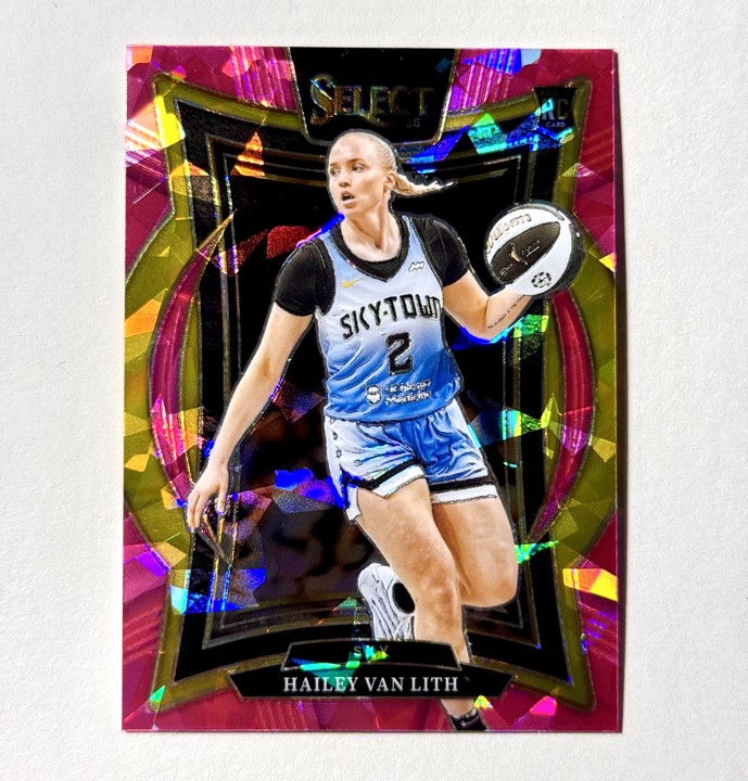 2025 Panini Select WNBA - Concourse Hailey Van Lith #30 Pink Ice Prizm (RC)