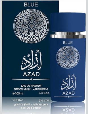 AZAD BLUE Cologne For Men Spray EDP 3.4 Fl Oz Oceanic Spicy