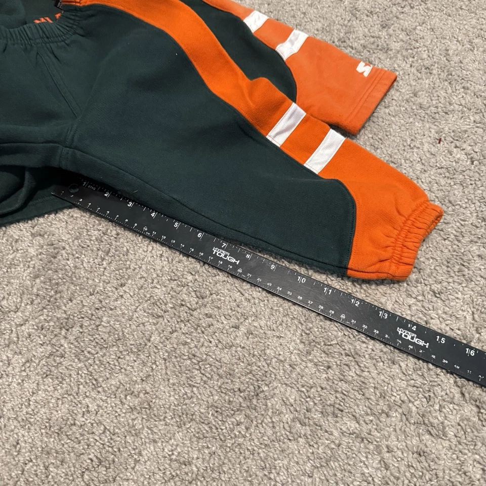 Sudadera con capucha y pantalones deportivos vintage Miami Hurricanes Starter talla 3T niños pequeños Foto 2 de 4