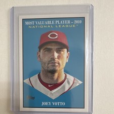 Topps 2025 Update Series Joey Votto Reds Most Valuable MV-20 Insert Card