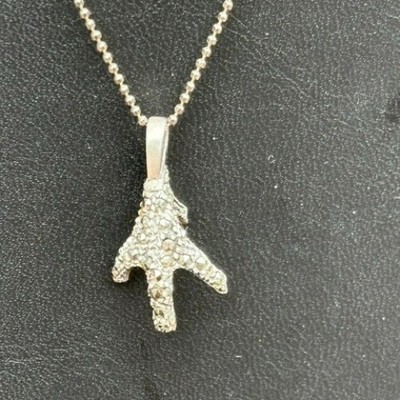 HANDARBEIT 925 STERLING SILBER UND MARKASITEN ADLERKRALLE ANHÄNGER HIMMEL