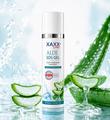 XAXX Care Aloe SOS-Gel 100 ml Aloe Vera Panthenol Hyaluron für gereizte Haut