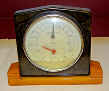 Vintage Art Deco Taylor Bakelite Catalin Thermometer, Humidity Gage