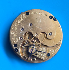 6 SIZE ELGIN GRADE 94 11 JEWEL LEVER SET POCKET WATCH MOVEMENT KEEPING TIME 