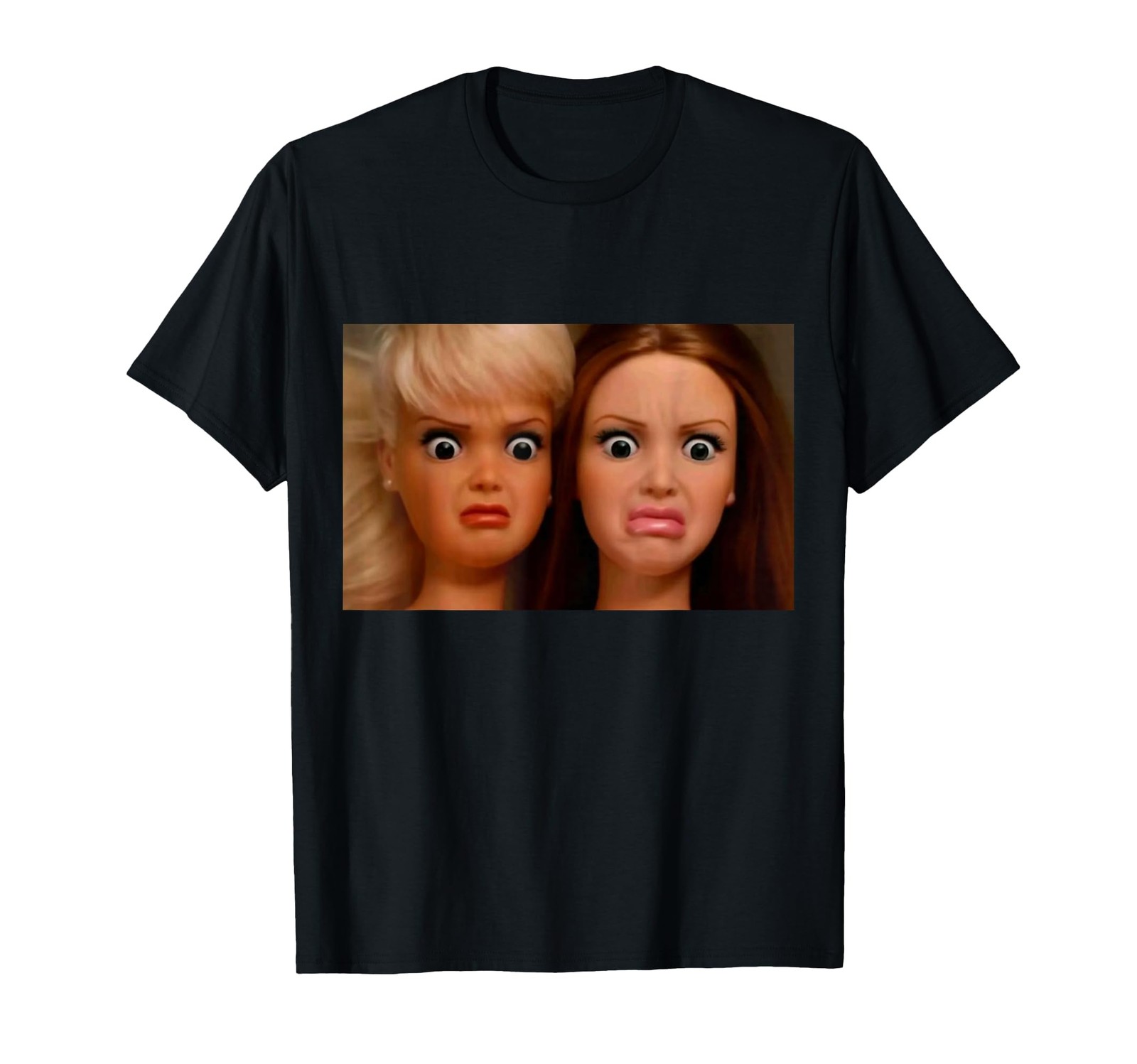 Funny Disgusting Doll face Meme Hilarious Sarcastic Gift Tee T-Shirt
