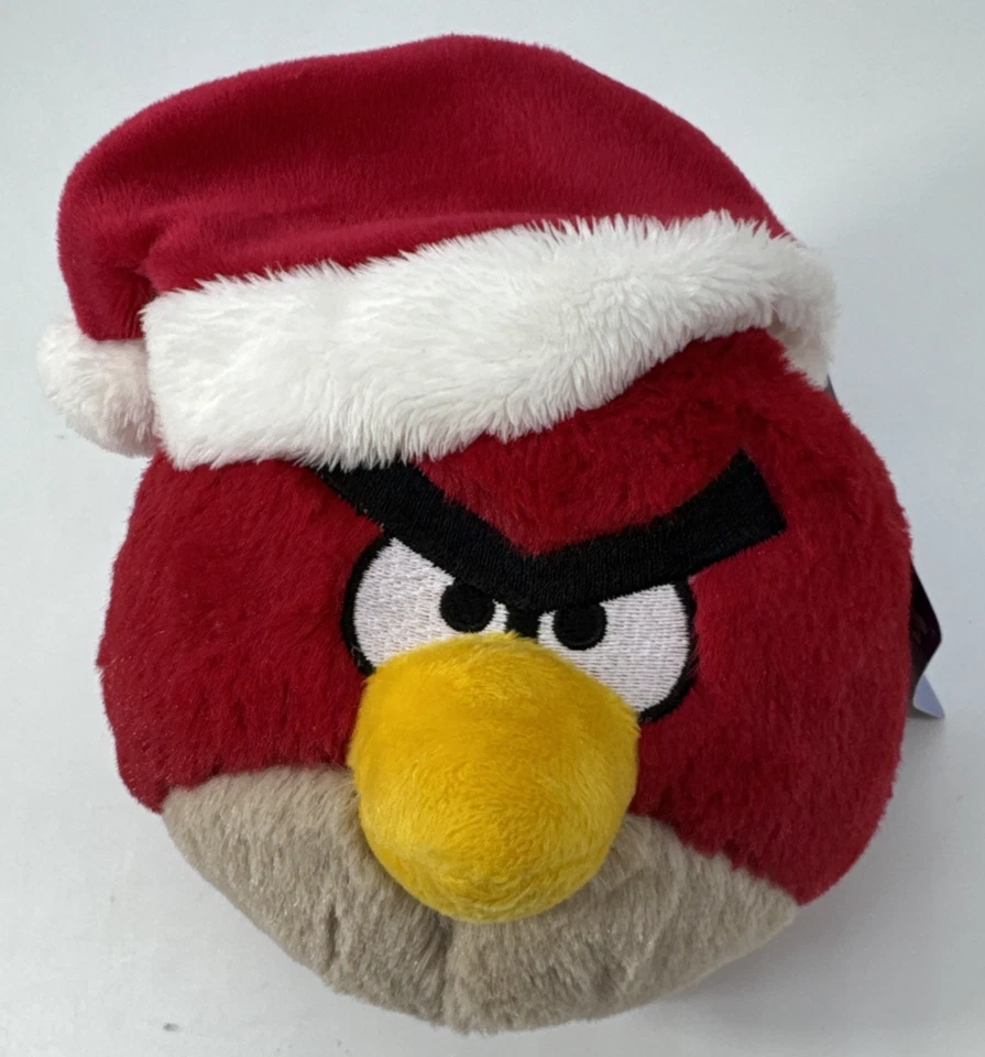 Lote = 3 Angry Birds 5” Peluche: Santa, Conejo, Burbujas (funciona) con Etiquetas Commonwealth Foto 4 de 4