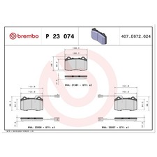 Satz Bremsbeläge Bremsklötze vorne für Alfa Romeo GTV 916 Spider | 144345