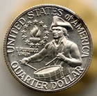 1976-S Washington Quarter BU 40% Silver .07395 oz Bicentennial Drummer Boy D001