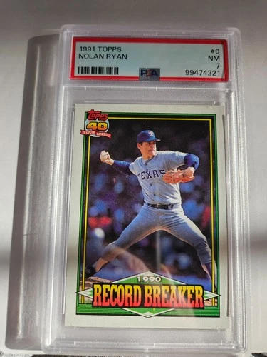 1991 Topps Nolan Ryan #6 PSA 7