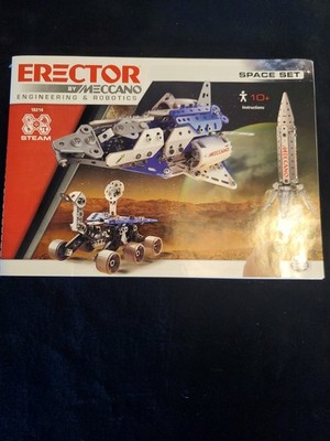 Erector By Meccano Engineering And Robotics Space Set 18214  OPEN BOX COMPLETE