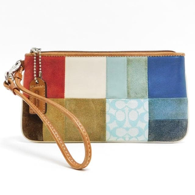 COACH Pouch Patchwork Leather Multicolor - image 1