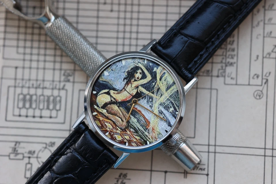 Reloj Polyot ultra delgado - Niña, reloj vintage Luch cal. 2209, reloj URSS. Foto 3 de 4