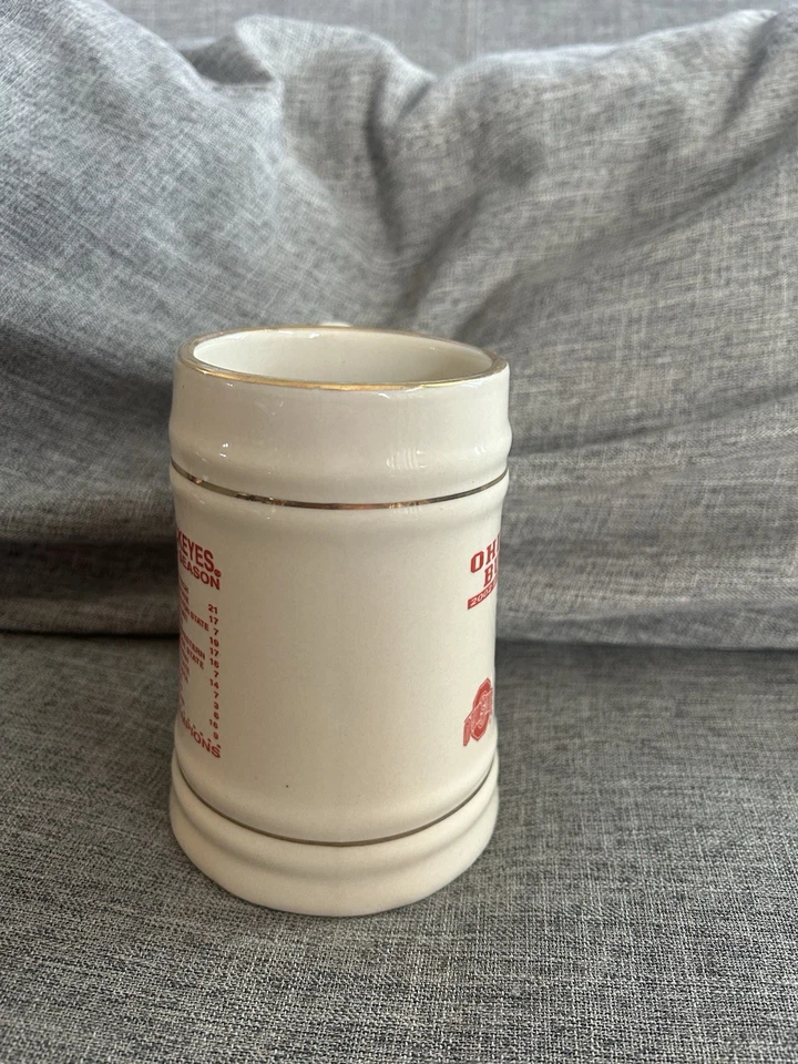 Taza Beer Stein Ohio State Buckeyes 2003 Campeonato Nacional 24 OZ Foto 4 de 4