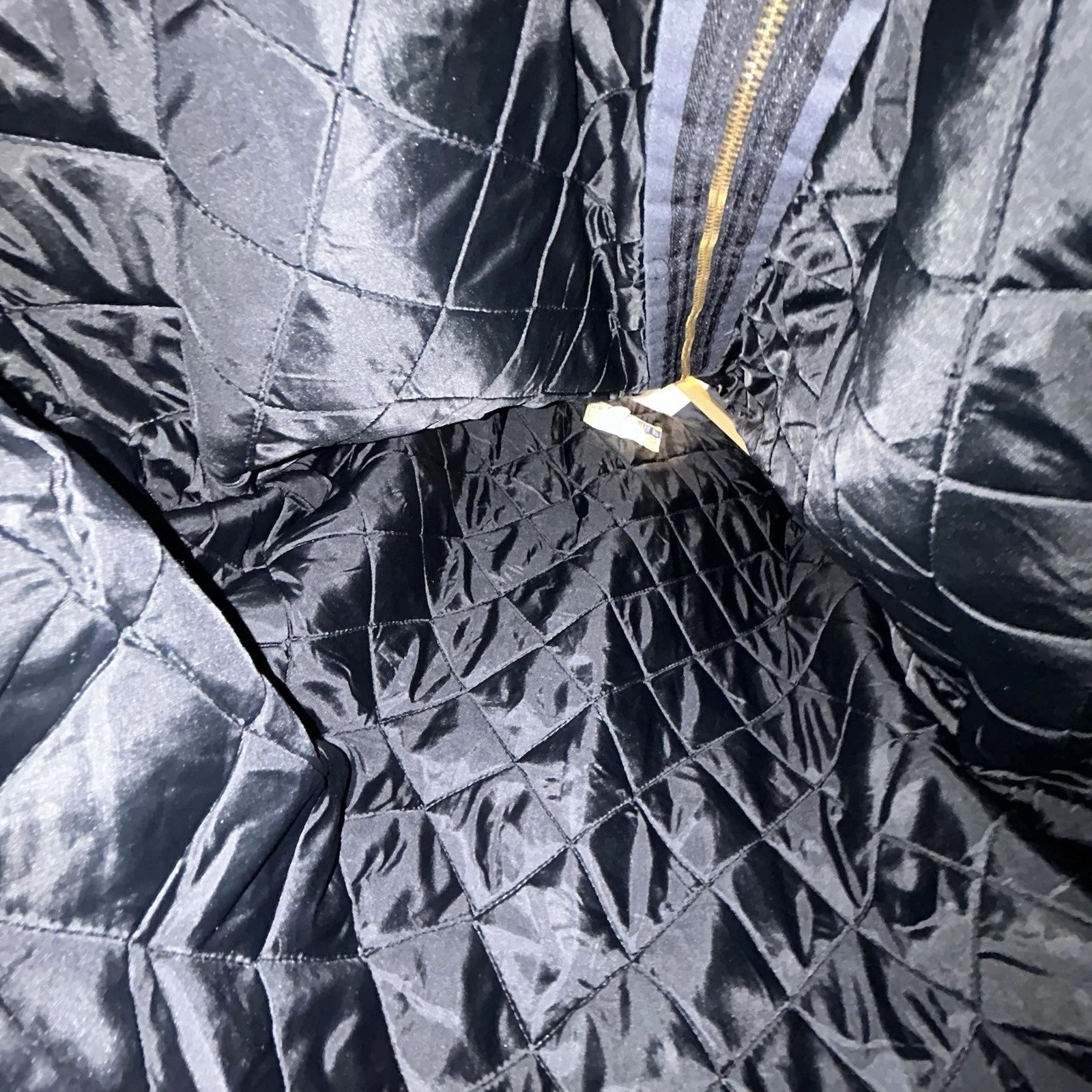 Vintage Work Wear Corporation Jacket Men's Large Gray Boxy Bomber 70s lined Zip - product detail image 4