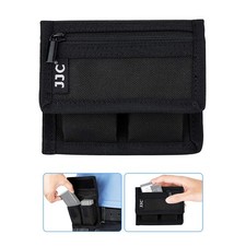 DSLR Battery and Memory Card Holder Pouch 3 Pockets - Camera SD CF XQD Card...