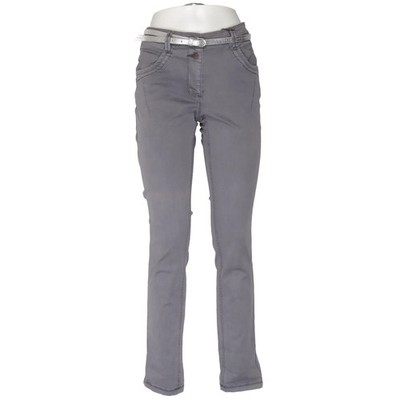 Cecil, Jeans, Größe: 26, Grau, Baumwolle/Elasthan, Einfarbig, Denim, Damen #YMj