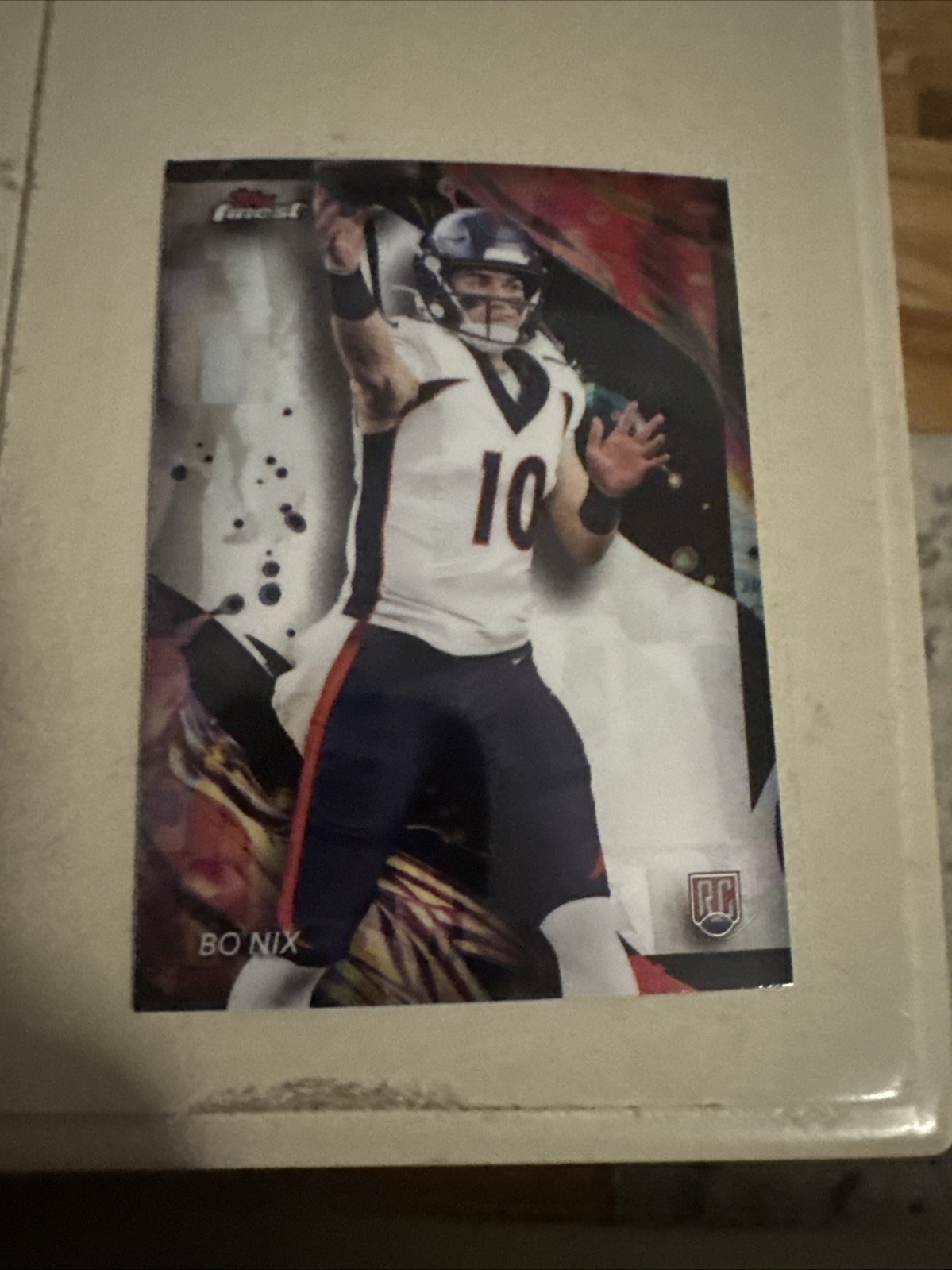 2024 Topps Finest - Uncommon Bo Nix #163 (RC)