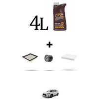Hoffcar Set Service 3 Filter Und 4L ÖL FüR Toyota Yaris Iv 1.5 92KW Von